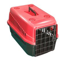 Caixa de Transporte para PET Gato Cachorro Número 3 Vermelho - Mecpet