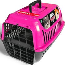 Caixa de Transporte para Pets OEM N1 para Gatos e Cães em Polipropileno Rosa Nº1 com 1 Unidade Caixa de Transporte para Pets OEM N1 para Gatos e Cães em Polipropileno Rosa Nº1 com 1 Unidade