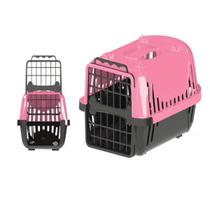 Caixa de Transporte Pet Injet Evolution para Cães Rosa