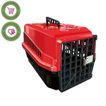 Caixa de transporte pet podyum n2 cães gatos vermelho