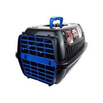 Caixa De Transporte Premium Para Pets Nº 1 Preto E ul