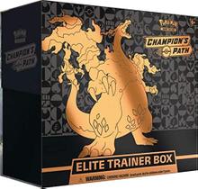 Caixa de treinamento Pokémon TCG Champion's Path Elite com 10 boosters