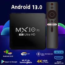 Caixa De TV Android 4K Android 13 MX10 F1 Digital Smart TV Box Decoder Atacado