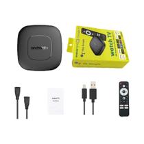 Caixa De TV Inteligente Android 14 Bluetooth 5.4 HDR10 Media Player Com Suporte a Dual WiFi E Google