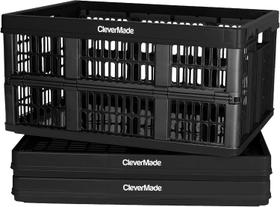 Caixa de Utilidades Dobrável CleverMade CleverCrates 45L (3 Unidades)