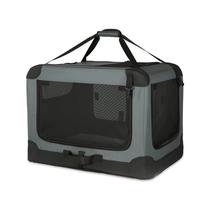 Caixa de viagem dobrável portátil Kennel Amazon Basics Grey M Caixa de viagem dobrável portátil Kennel Amazon Basics Grey M