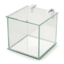 Caixa de Vidro com Tampa F. Collection Fundo Espelhado Forma