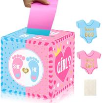 Caixa de votação de revelação de gênero hongpar Baby com 60 cartões de voto