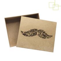 Caixa Decorada MDF Pai Bigode Palavras Carinhosas Presente 23x19x8