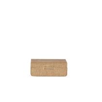 Caixa Decorativa Caramelo e Dourado 10x24,5x16,5cm