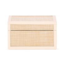 Caixa Decorativa em MDF com Revestimento em Fibra Natural 18,5cm 20663 Mart