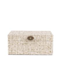 Caixa Decorativa em MDF com Revestimento em Linho 28cm 22751G Mart
