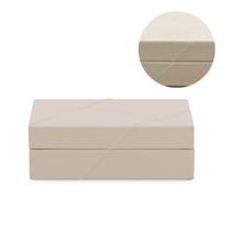 Caixa decorativa em mdf com revestimento em material sintético Caixa decorativa em mdf com revestimento em material sintético