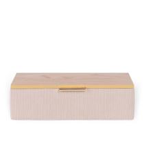 Caixa Decorativa em MDF e Veludo 23cm 23064 Mart Caixa Decorativa em MDF e Veludo 23cm 23064 Mart