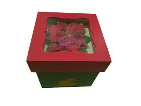 Caixa Decorativa Natal - Porta Panetone