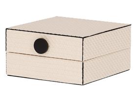 Caixa Decorativa Organizadora Em MDF Com Revestimento Em PU