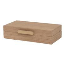 Caixa Decorativa Organizadora Multiuso MDF Laminado Natural Caixa Decorativa Organizadora Multiuso MDF Laminado Natural