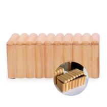 Caixa Decorativa Porta Objetos de Madeira Bege 12,529,514,5cm Mart