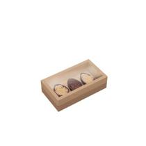 Caixa degustação com moldura 3x50g kraft pascoa essencial (5313) com 5 unidades Ideia