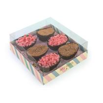 Caixa Degustação Para 6 Mini Ovos De 50g - Doce Páscoa - 16,5x15,5x6cm - 6 unidades - Cromus - Rizzo Caixa Degustação Para 6 Mini Ovos De 50g - Doce Páscoa - 16,5x15,5x6cm - 6 unidades - Cromus - Rizzo