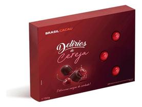 Caixa Delírios De Cereja 150g Brasil Cacau Caixa Delírios De Cereja 150g Brasil Cacau
