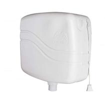 Caixa Descarga Branca 9L Metasul Polietileno Alta Densidade Vazão 1,3 l/s 35x17x31 Regulagem 9 Litro