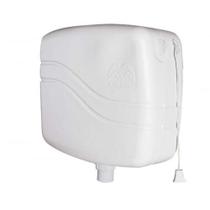 Caixa Descarga Branca 9l Metasul Polietileno Alta Densidade Vazão 1,3 L/s 35x17x31 Regulagem 9 Litro