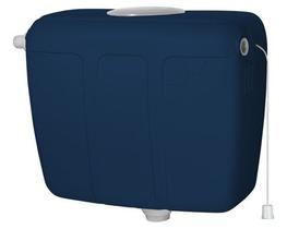 Caixa Descarga Plastica Externa Alta Cipla Modelo C-4 Azul