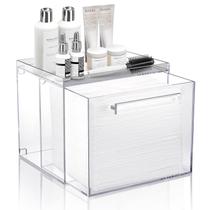Caixa Descartável para Toalhas Faciais Clean Skin Club - Organizador de Maquiagem de Parede com Gaveta Caixa Descartável para Toalhas Faciais Clean Skin Club - Organizador de Maquiagem de Parede com Gaveta