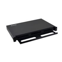 Caixa Dio 19" EVUS 24FO para RACK PRET EV-DIO24