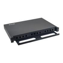 Caixa Dio 19" EVUS EV-DIO12 12FO para RACK Preto (7898597132845)