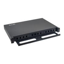 Caixa Dio 19" EVUS EV-DIO12 12FO para RACK Preto (7898597132845)