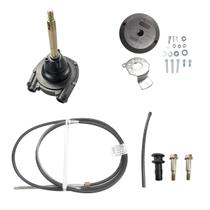 Caixa Direção T91 + Cabo Direção 14 Pés + Bezel Para Barcos