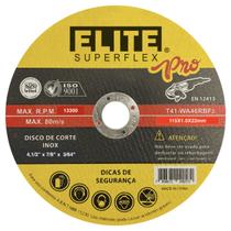 Caixa Disco de Corte 4.1/2" - Inox Elite Pro (25 unidades) Caixa Disco de Corte 4.1/2" - Inox Elite Pro (25 unidades)