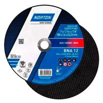 Caixa Disco de Corte 7" - Inox Norton Bna 12 (5 unidades) Caixa Disco de Corte 7" - Inox Norton Bna 12 (5 unidades)