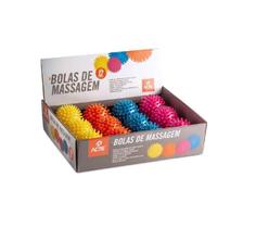 Caixa display com 12 bolas cravo massagem t62 - acte sports