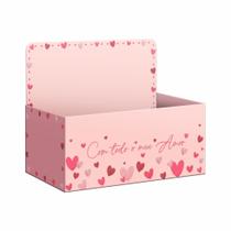 Caixa Display Flores Com Amor Com Hot Stamping 27,5x11,5cm
