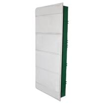 Caixa Distribuição Embutir 48Din Pvc Sem Barramento Ip-40 Caixa Distribuição Embutir 48Din Pvc Sem Barramento Ip-40