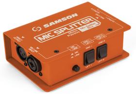 Caixa divisora de microfone Samson Mic Splitter Box