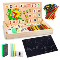 Caixa do Conhecimento Com Lousa Educa Play Giz E Relógio Didático Para Crianças