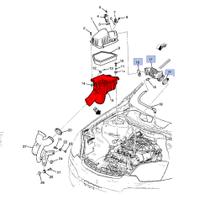 Caixa Do Filtro De Ar Ressonador Motor 2.4 Ecotec Pecas Genuinas Gm Captiva 2011 A 2017 20920721