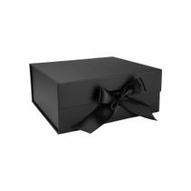 Caixa Dobrável de Papel e Fita de Cetim para Presente e Presskit