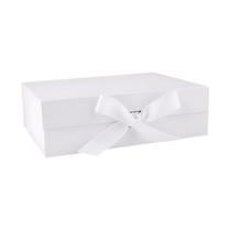 Caixa Dobrável de Papel e Fita de Cetim para Presente e Presskit