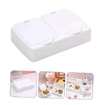 Caixa Dupla Organizador de Banheiro Porta Objetos Com Tampa Caixa Dupla Organizador de Banheiro Porta Objetos Com Tampa