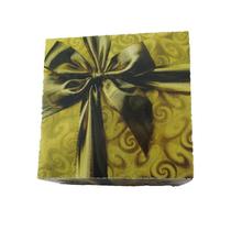 Caixa Duplex Para Presente - Laço Dourado - Kit 25 Unidades Caixa Duplex Para Presente - Laço Dourado - Kit 25 Unidades