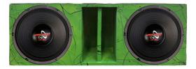 Caixa duto régua 2 alto falantes hard power 12 hp 550 woofer cores Caixa duto régua 2 alto falantes hard power 12 hp 550 woofer cores