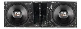 Caixa duto régua 2 alto falantes triton 12 tr 620 woofer cores Caixa duto régua 2 alto falantes triton 12 tr 620 woofer cores