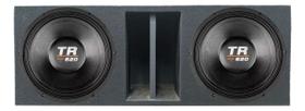 Caixa duto régua colorido 2 alto falantes triton 12 tr 620 woofer