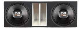 Caixa duto régua colorido 2 alto falantes triton 12 tr 620 woofer