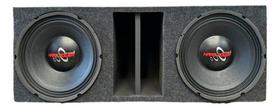 Caixa duto régua vertical 2 alto falante hard power hp 750 4 ohms som automotivo